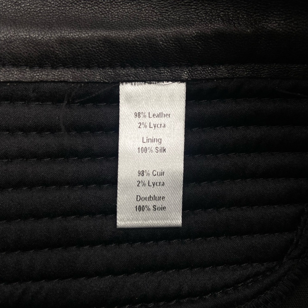 Marissa Webb Leather‎ Shorts Black Size 6 - Picture 9 of 10
